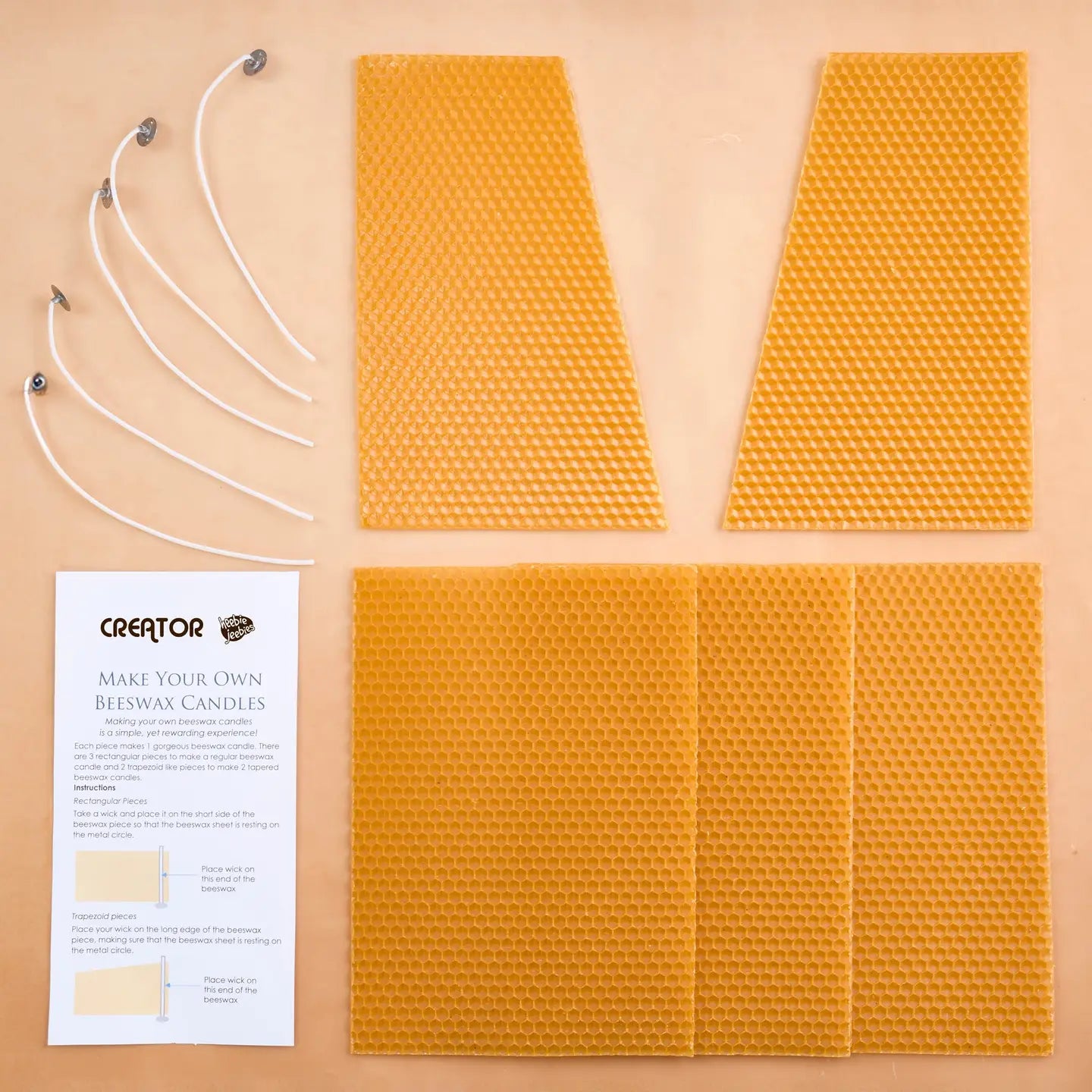 DIY Beeswax Candles Kit