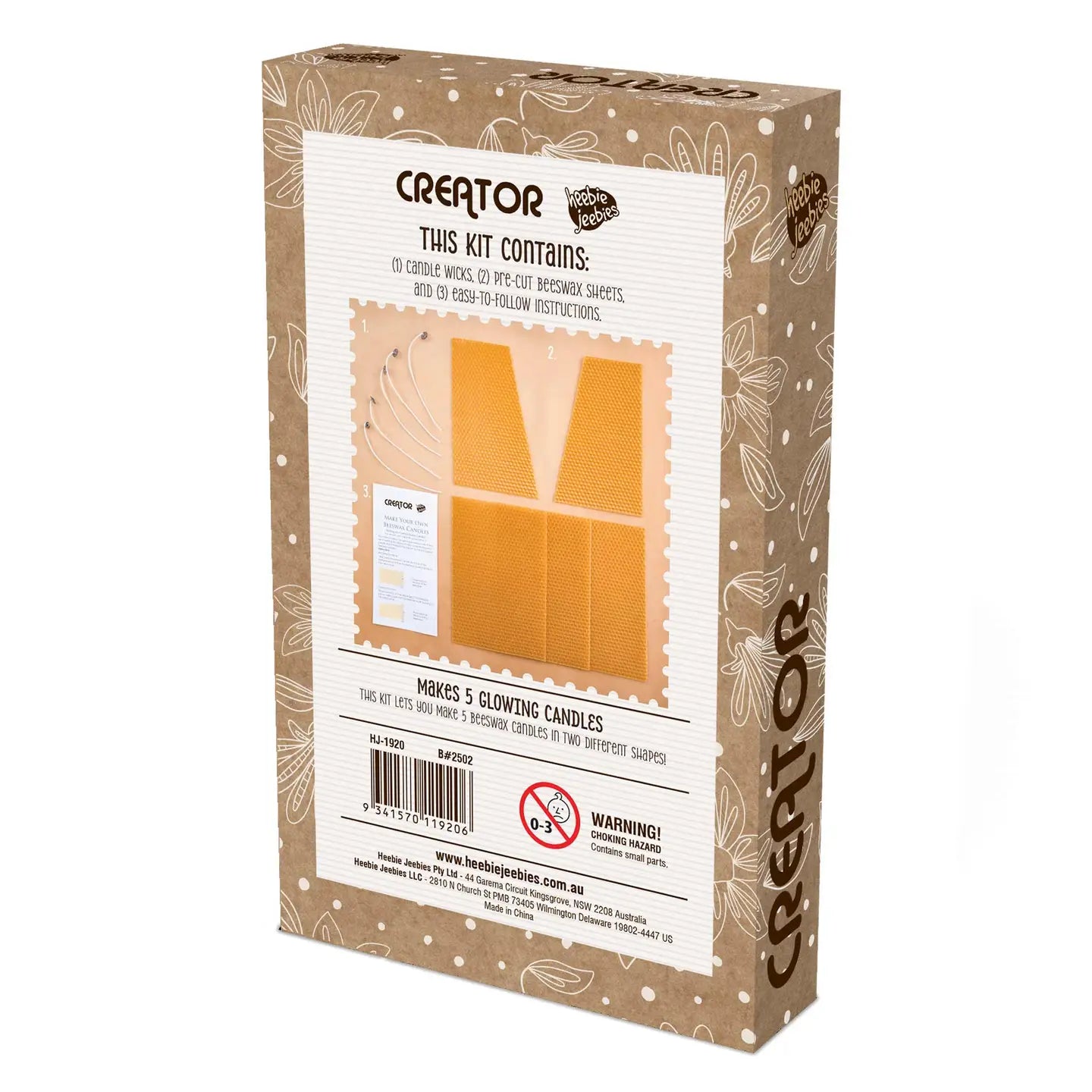 DIY Beeswax Candles Kit