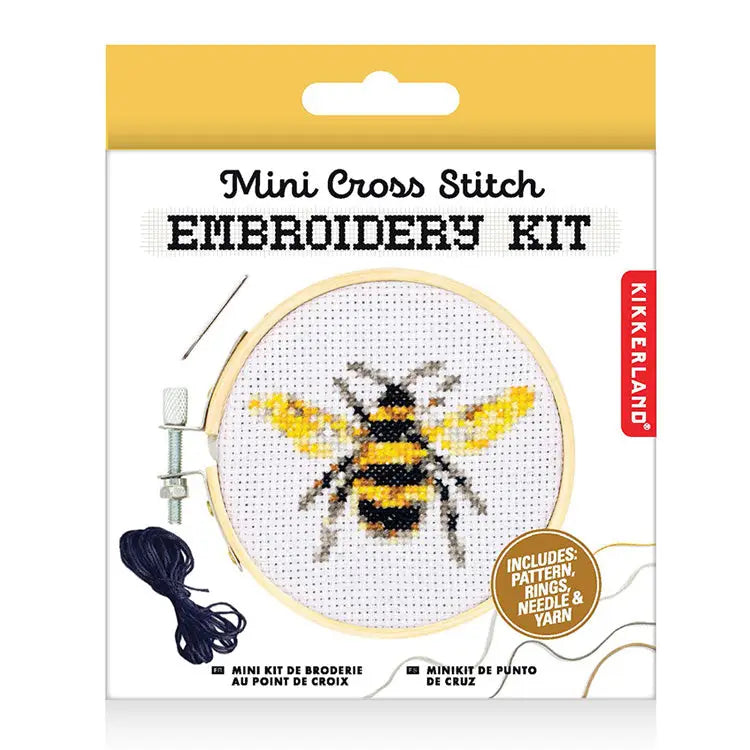 Bee Mini Cross Stitch