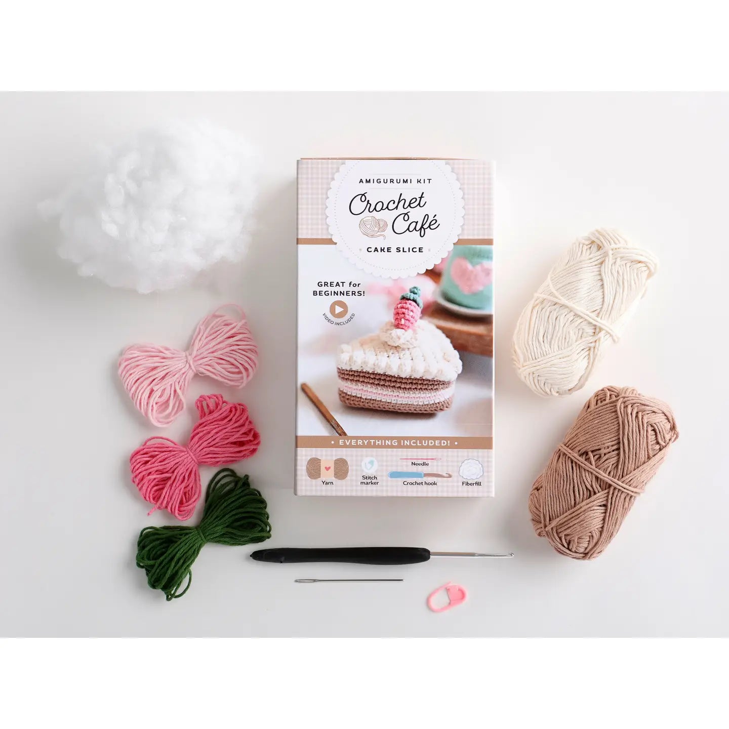 Cake Slice Crochet Kit