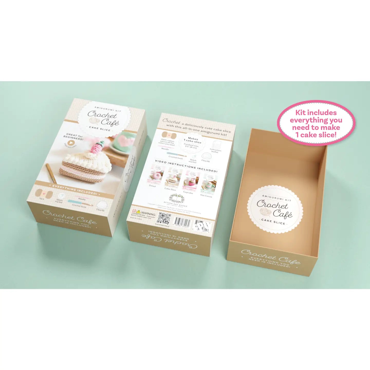 Cake Slice Crochet Kit