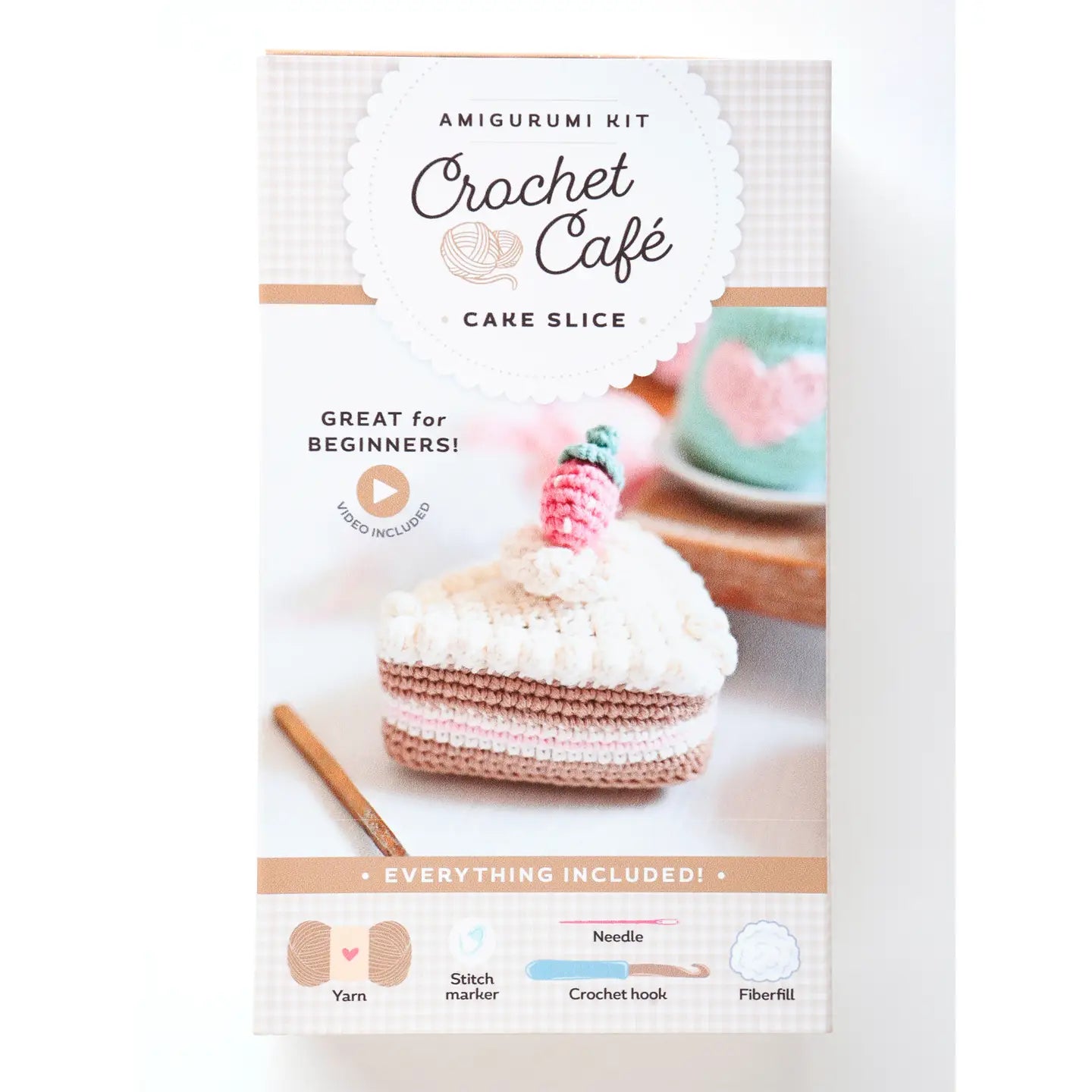Cake Slice Crochet Kit