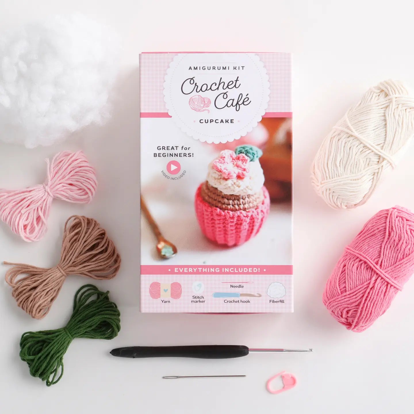 Cupcake Crochet Kit