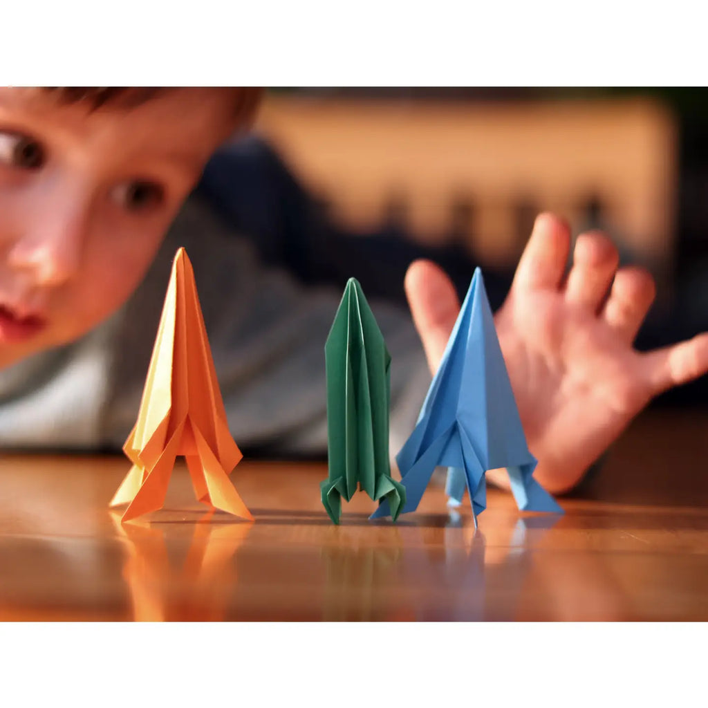 Flying Paper Rockets