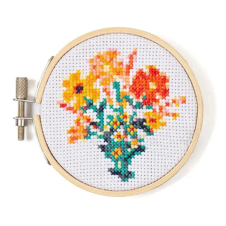 Flowers Mini Cross Stitch