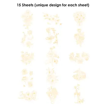 Floral-Themed Water Coloring Book