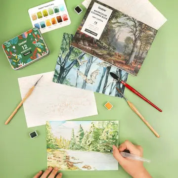 Forrest-Themed Water Coloring Book