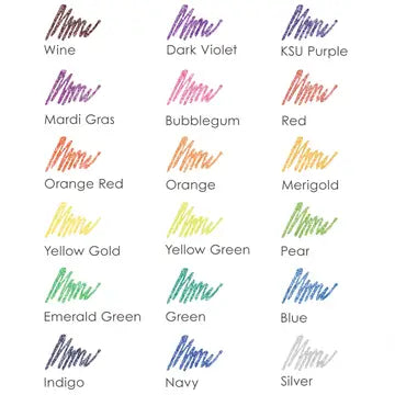 Iridescent Glitter Gel Pen Set of 18