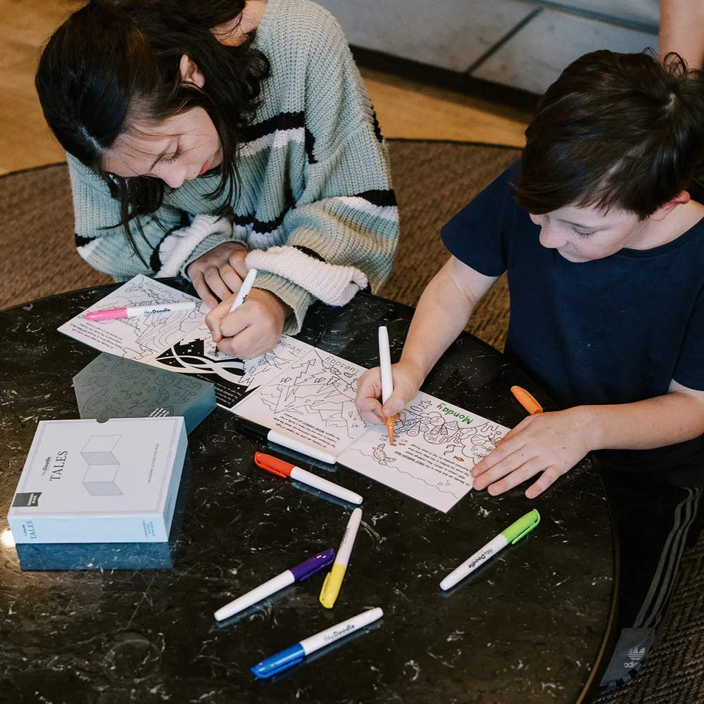 Reusable Natural Wonders-Themed Coloring Book